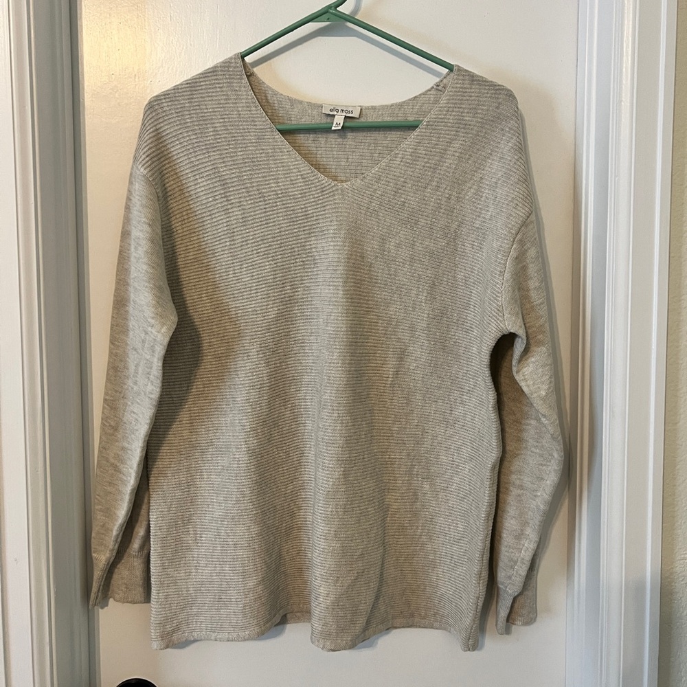 Ella Moss - gray sweater - medium